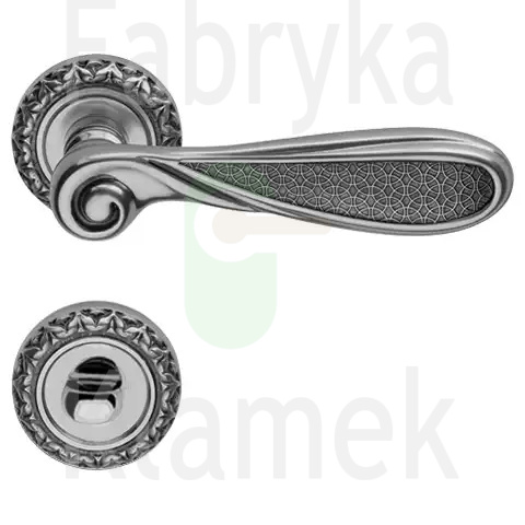 Klamka Aisha 115 NF - francuskie srebro Klamka Aisha 115 NF - francuskie srebro