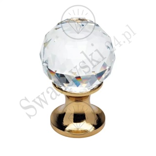 CRYSTAL OZ 30 mm gałka meblowa z kryształem Swarovski®
